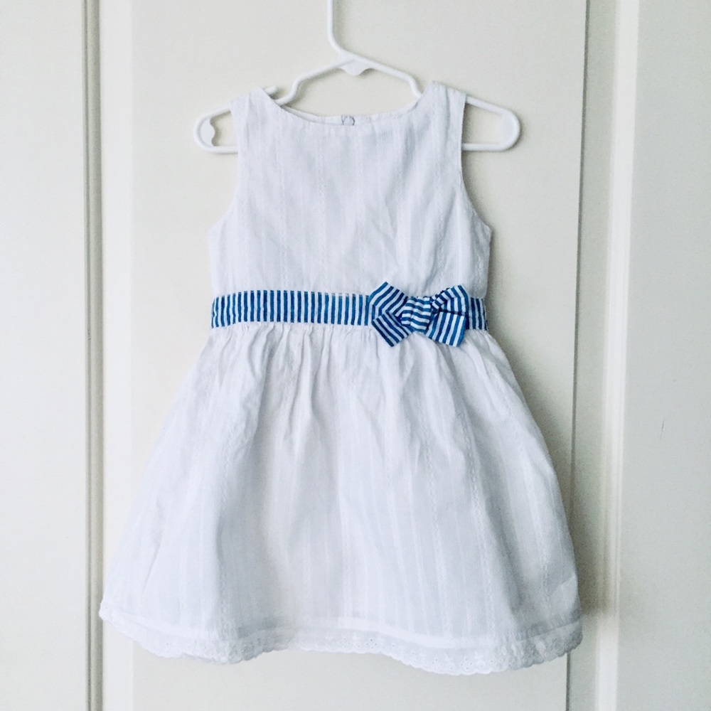 NAUTICA Preppy White Dress